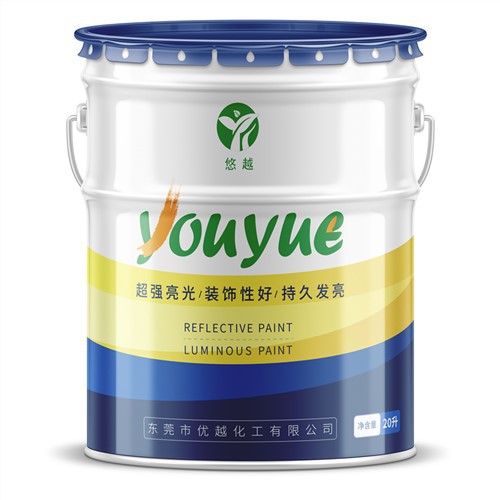 Utomhus lysande färg